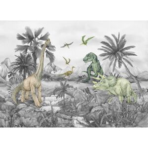Detská fototapeta Dino 252 x 182 cm, 4 diely